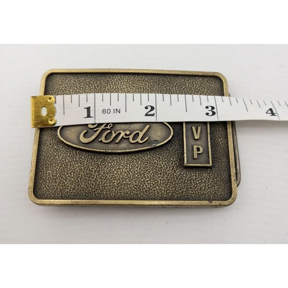 Vtg 1970’s Ford Motor Company MVP Belt Buckle Bronze‎